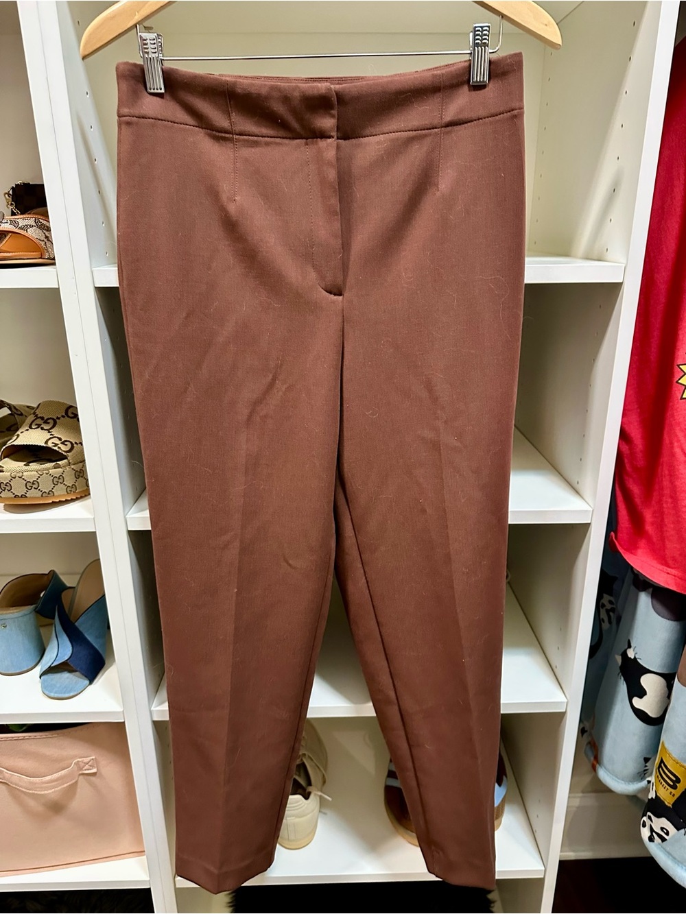 Ann Taylor chocolate brown dress pants size 6